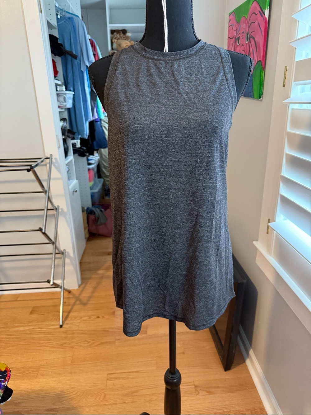 lululemon athletica Dark Charcoal Grey Sleeveless Tank